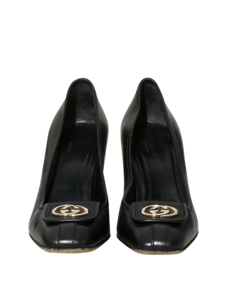 Leather GG Pumps