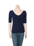 Cashmere Scoop Neck Top