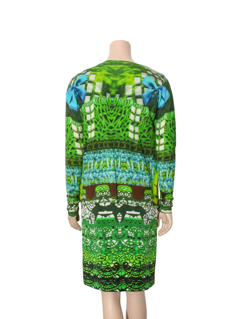 Printed Silk Dress Set