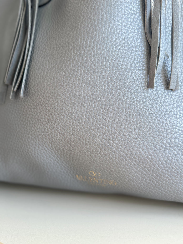 Leather Fringe Tote