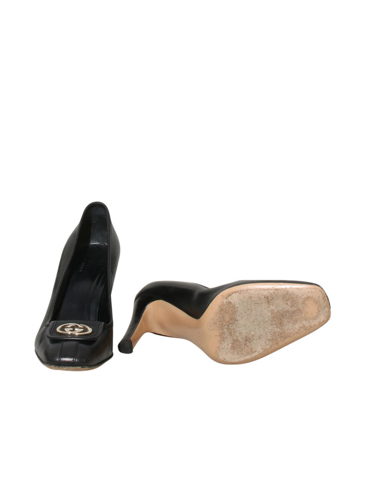 Leather GG Pumps