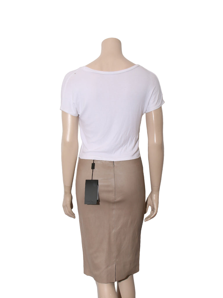 Chantal Leather Skirt