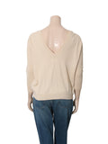 V-Neck Cotton and Wool Sweater