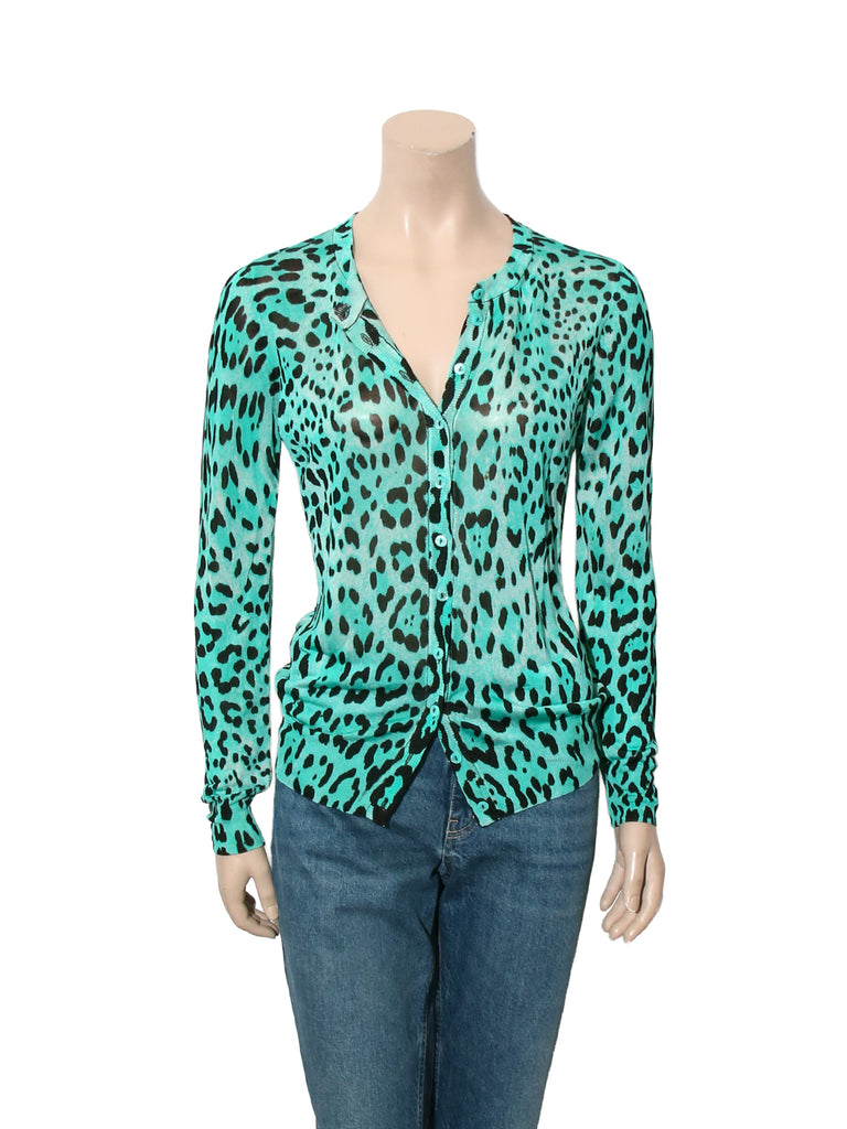 Leopard Print Cardigan