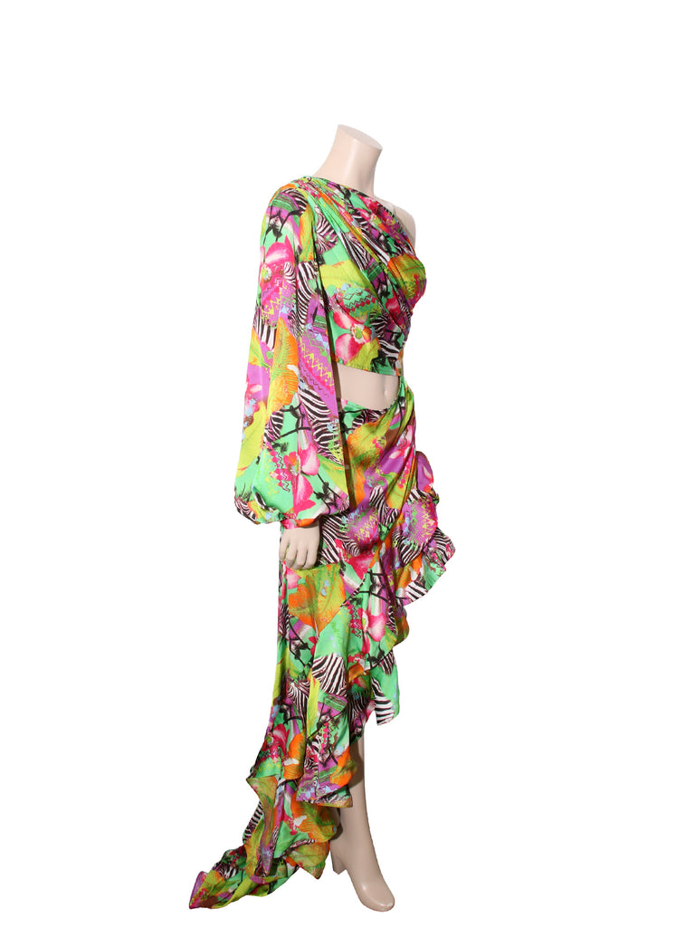 Printed Gown