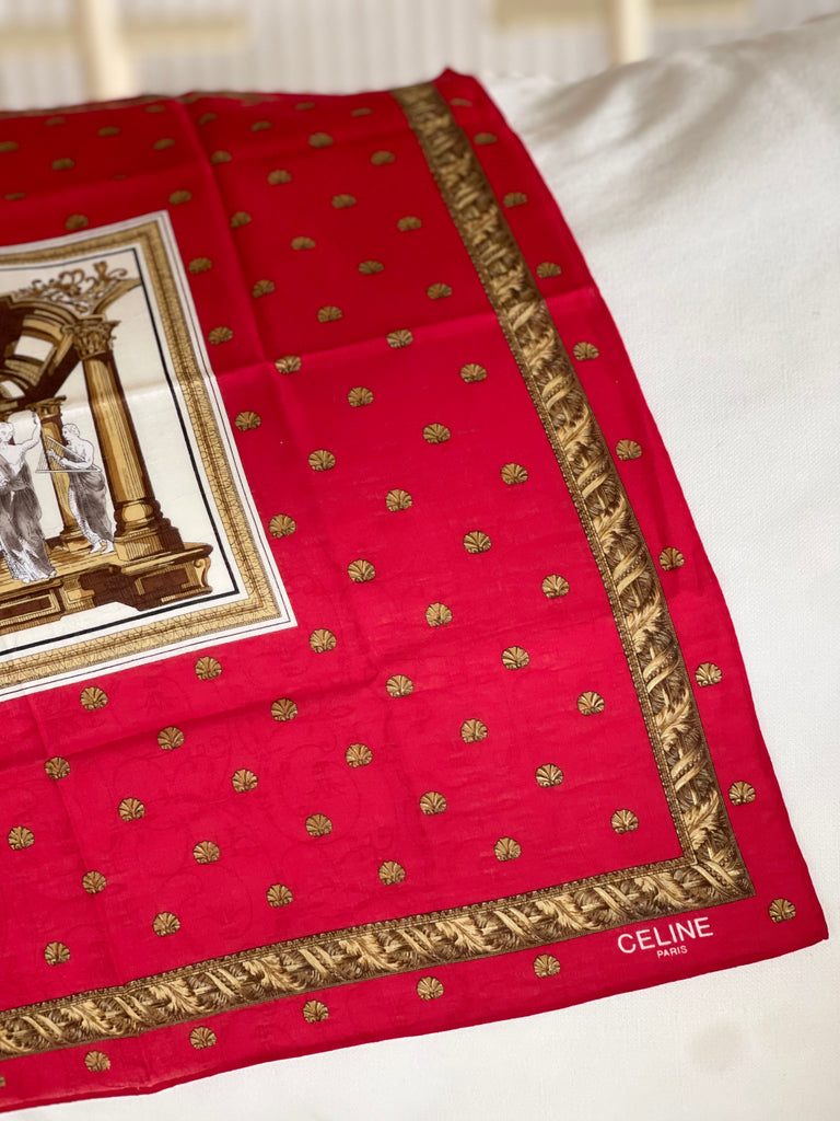 Printed Cotton Voile Square Bandana