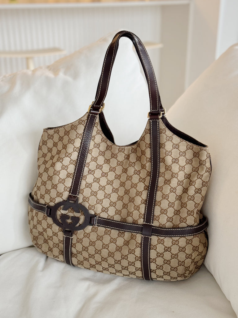 GG Canvas Hobo Shoulder Bag