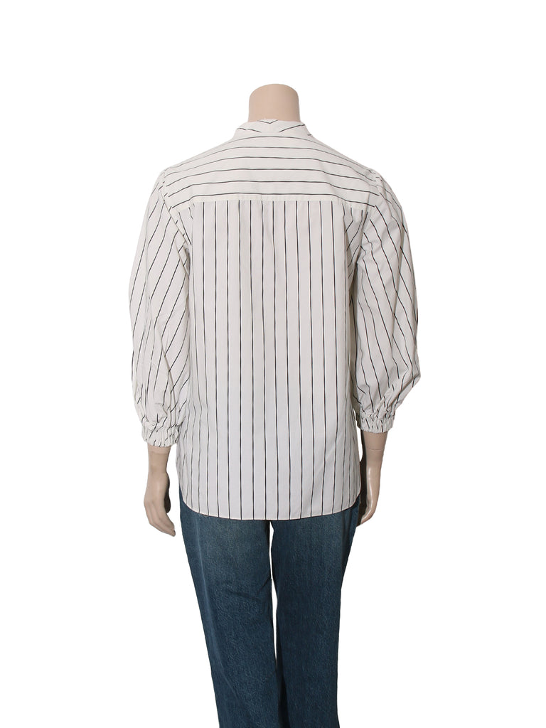 Striped Cotton Blouse