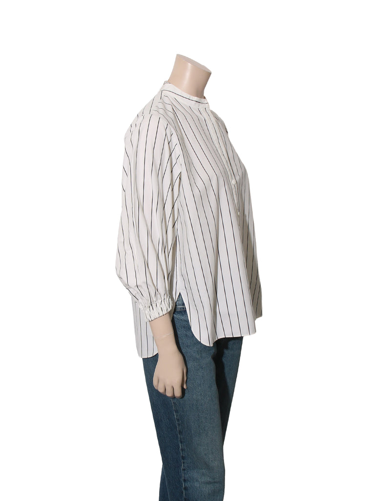 Striped Cotton Blouse