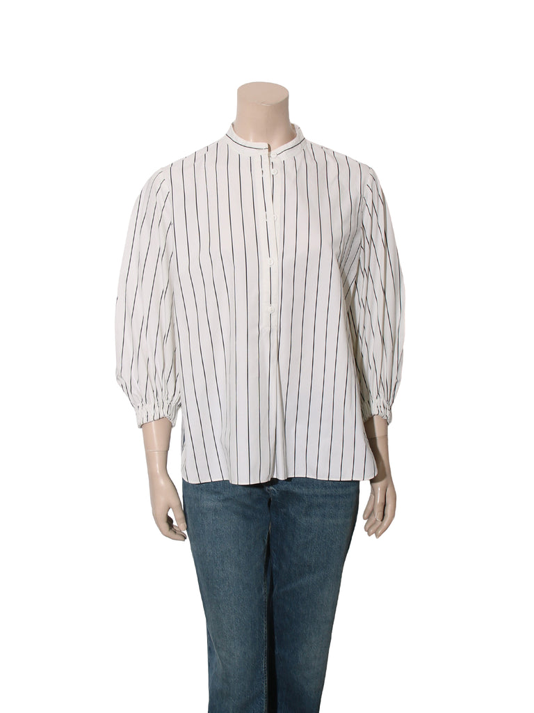 Striped Cotton Blouse