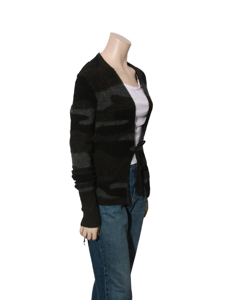Camo Print Cardigan