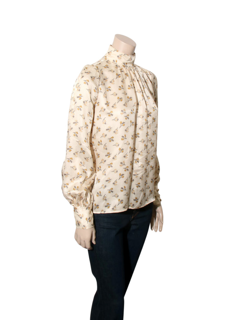 Printed Silk Blouse