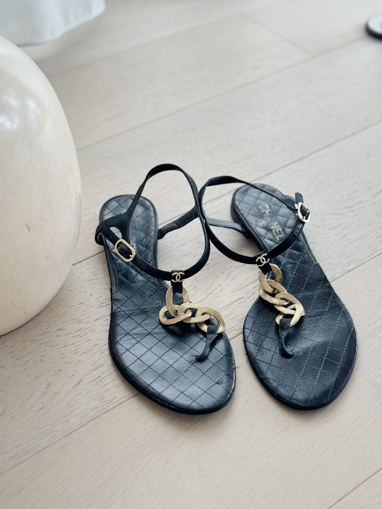Flat Leather Sandals