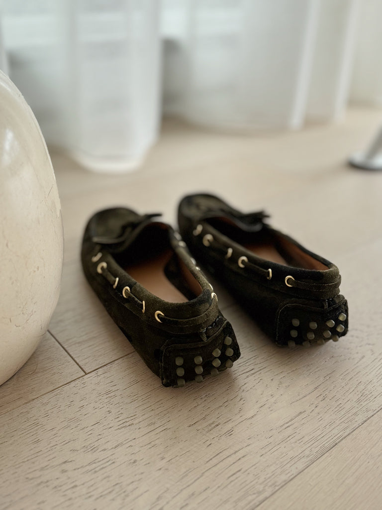 Suede Loafers