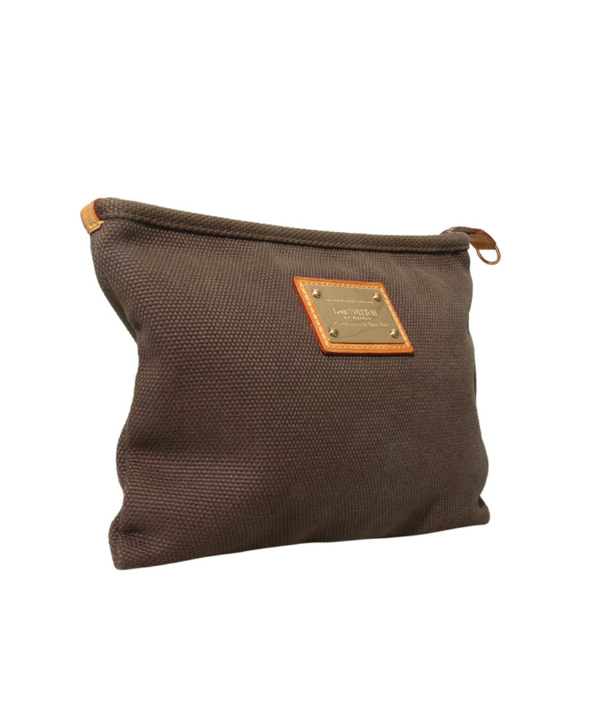 Cotton Canvas Zip Pouch