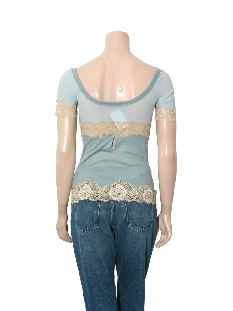 Vintage Lace Detail Top