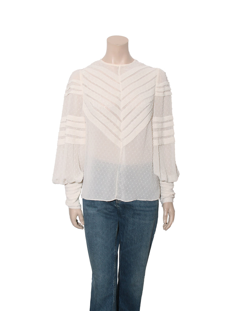 Pleated Detail Blouse