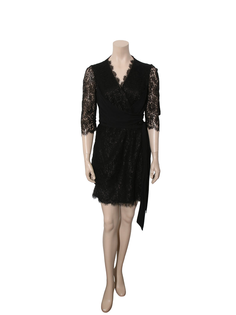 Lace Wrap Dress