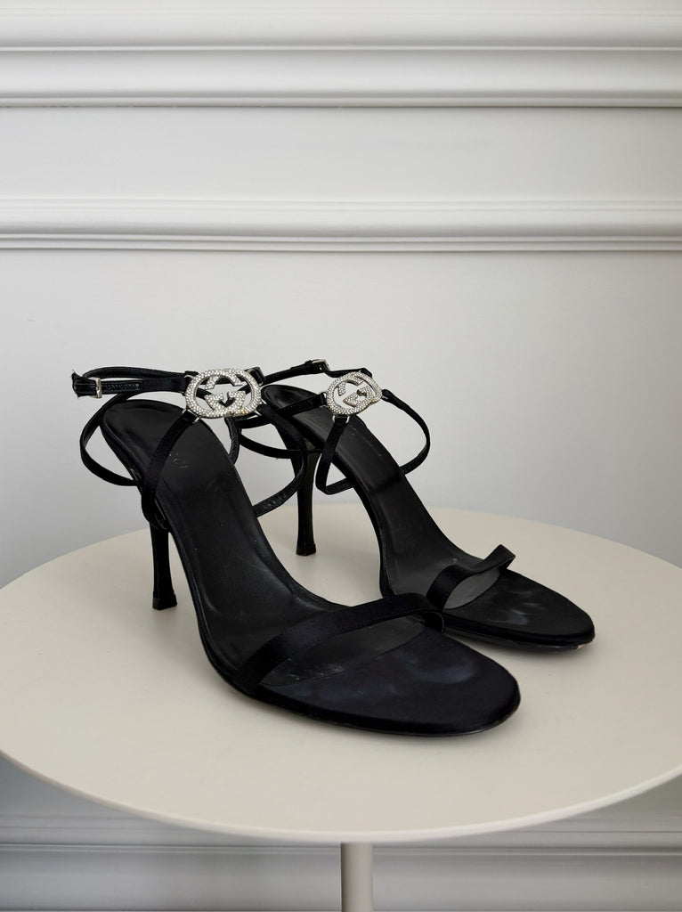 Satin GG Sandals