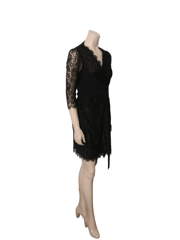Lace Wrap Dress