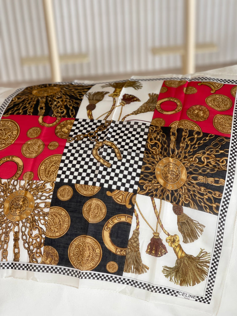 Printed Cotton Voile Square Bandana