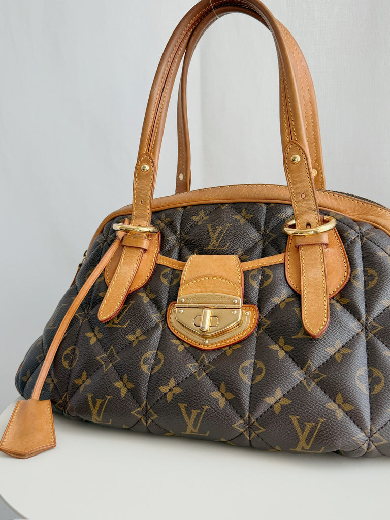 Quilted Monogram Shoulder Bag