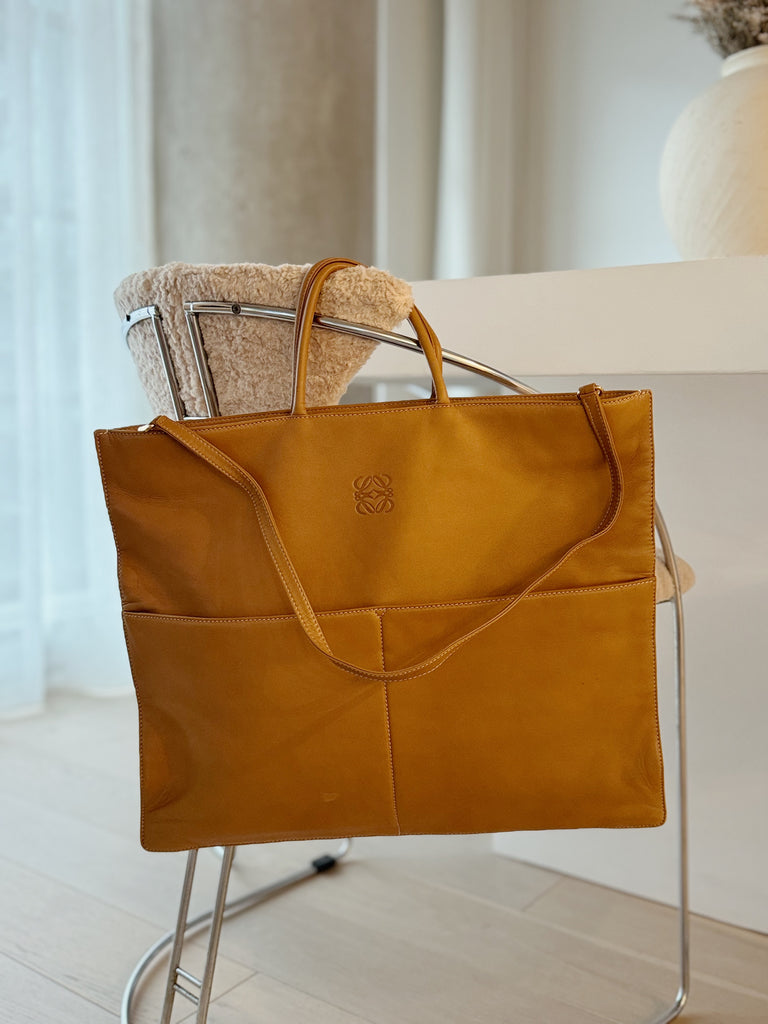 Vintage Leather Tote