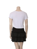 Embroidered Elastic Skirt
