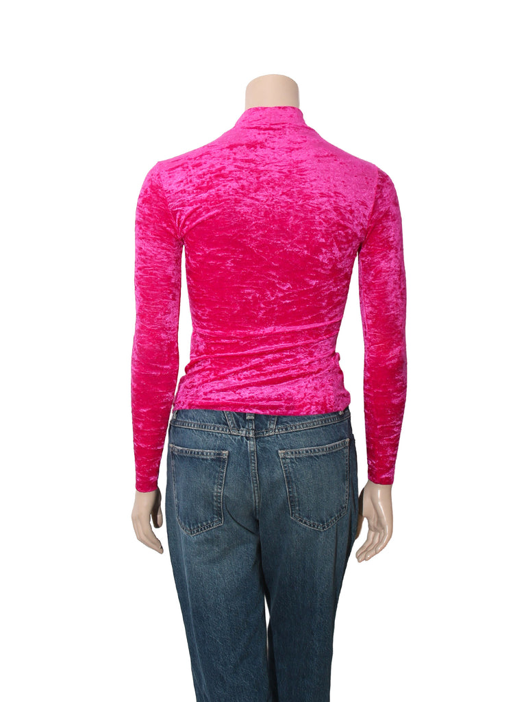 Long Sleeve Velvet Top