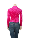 Long Sleeve Velvet Top
