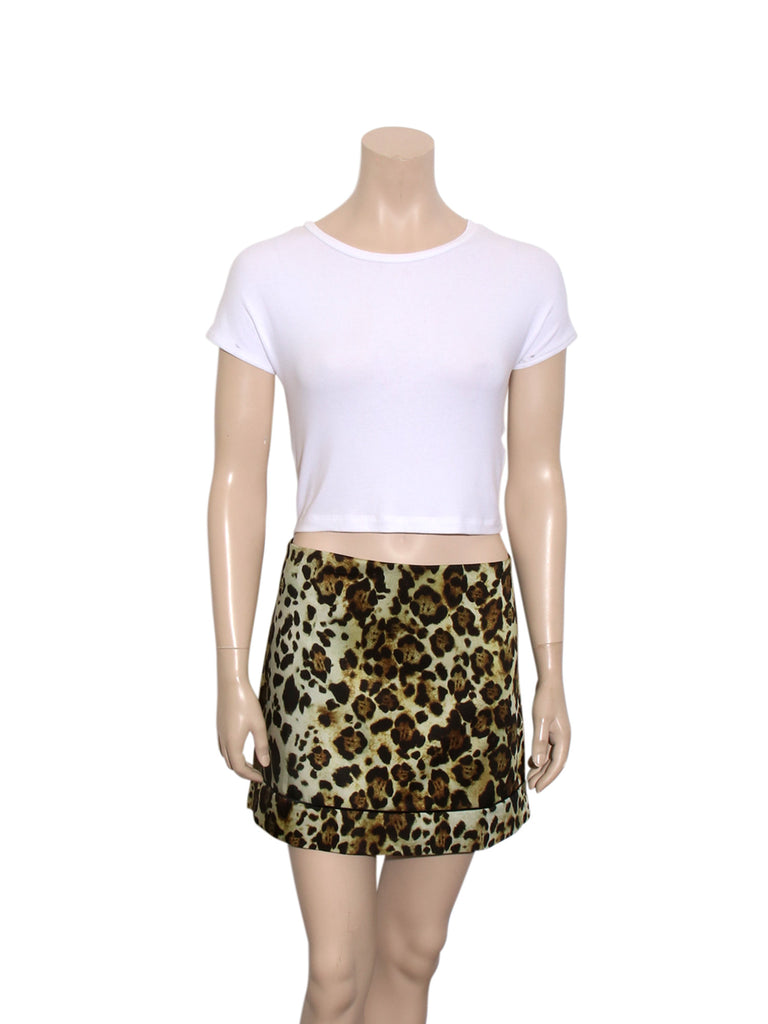 Leopard Print Skirt