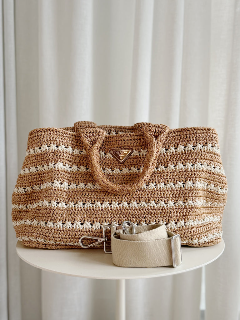 Raffia Tote Bag