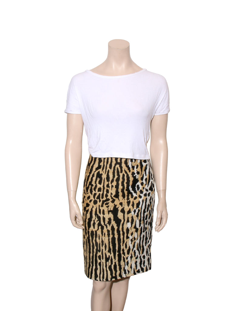 Animal Print Skirt