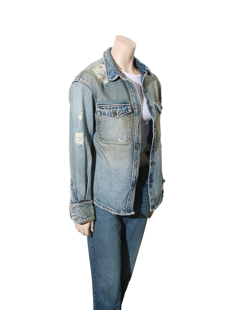 Distressed Denim Jacket