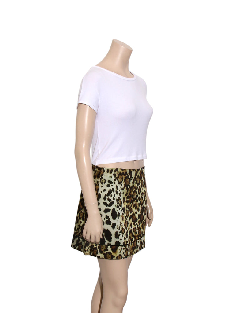 Leopard Print Skirt