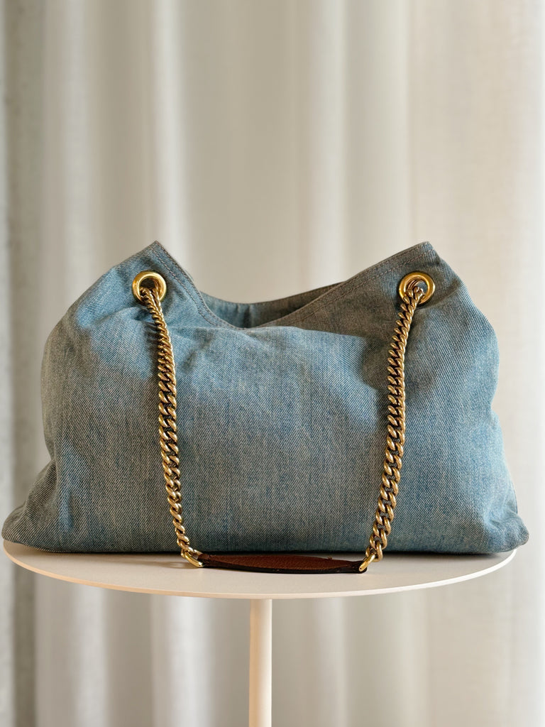 Denim Soho Shoulder Bag
