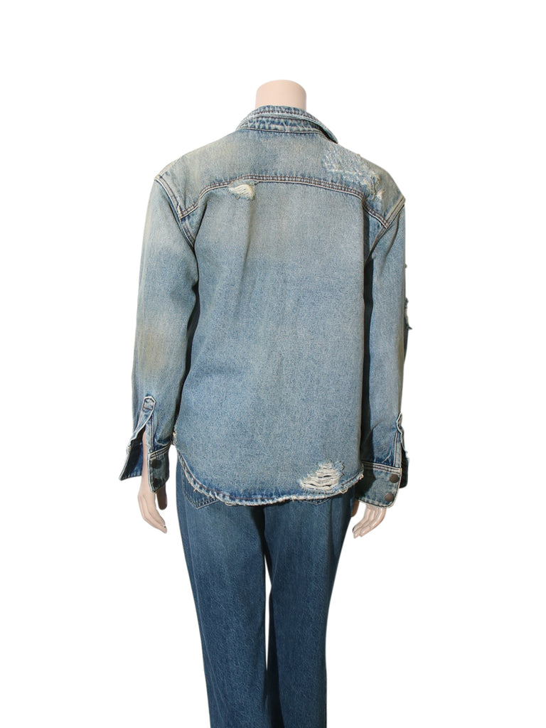 Distressed Denim Jacket
