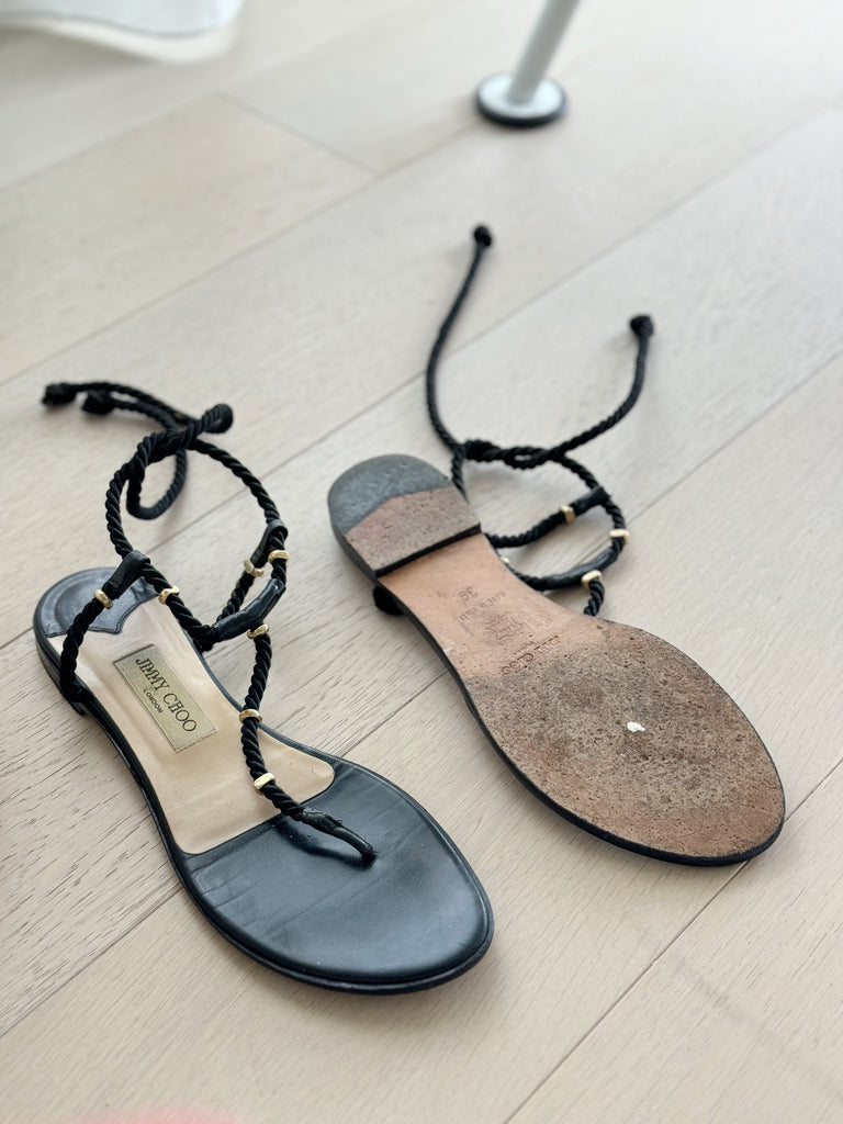 Flat Leather Sandals