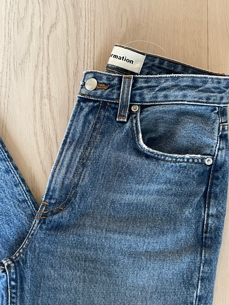 High Rise Cigarette Jeans