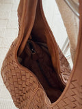 Vintage Intrecciato Leather Hobo