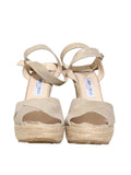 Straw Wedge Sandals