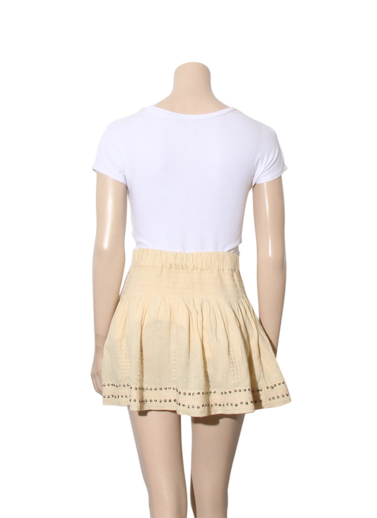 Bead Detail Mini Skirt