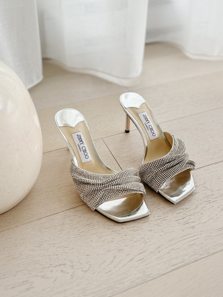 Embellished Slide Sandals