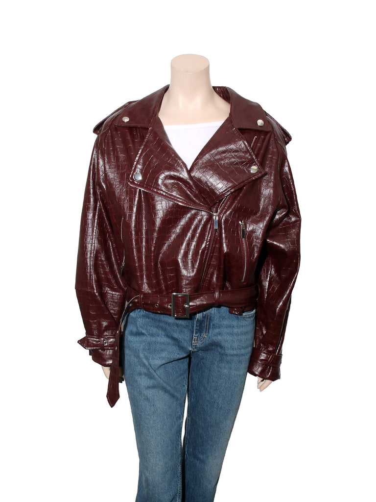 Faux Leather Jacket