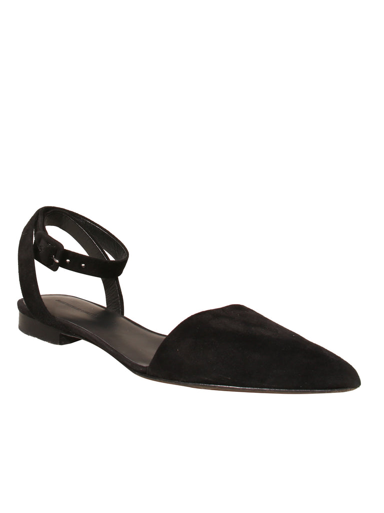Suede Pointed Flats