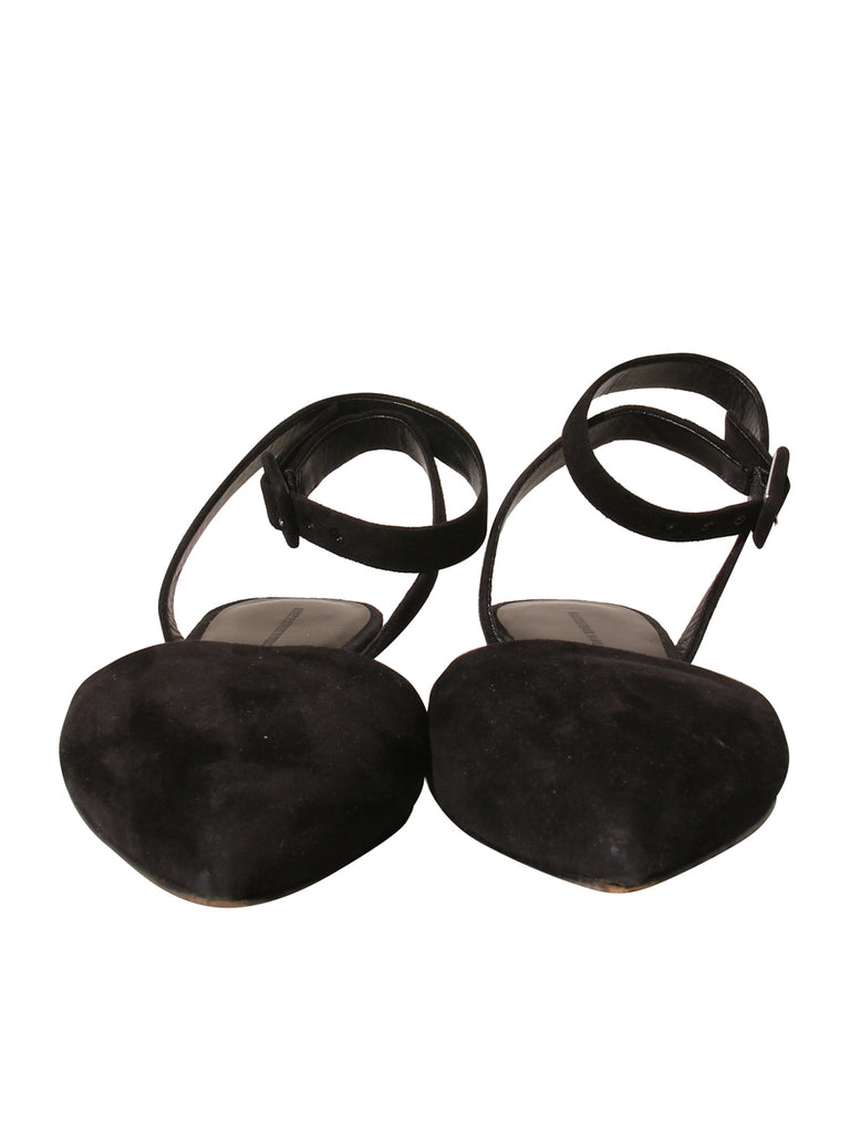 Suede Pointed Flats