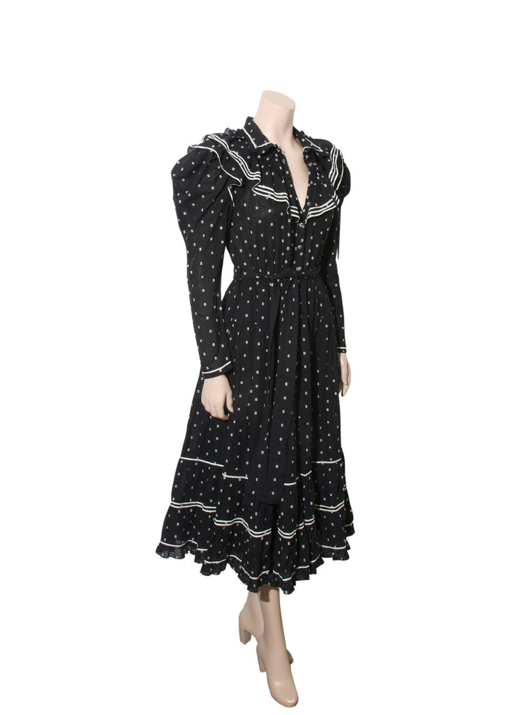 Bunny Embroidered Midi Dress