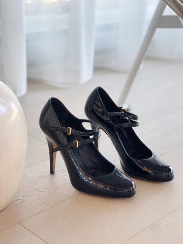 Patent Mary-Jane Pumps