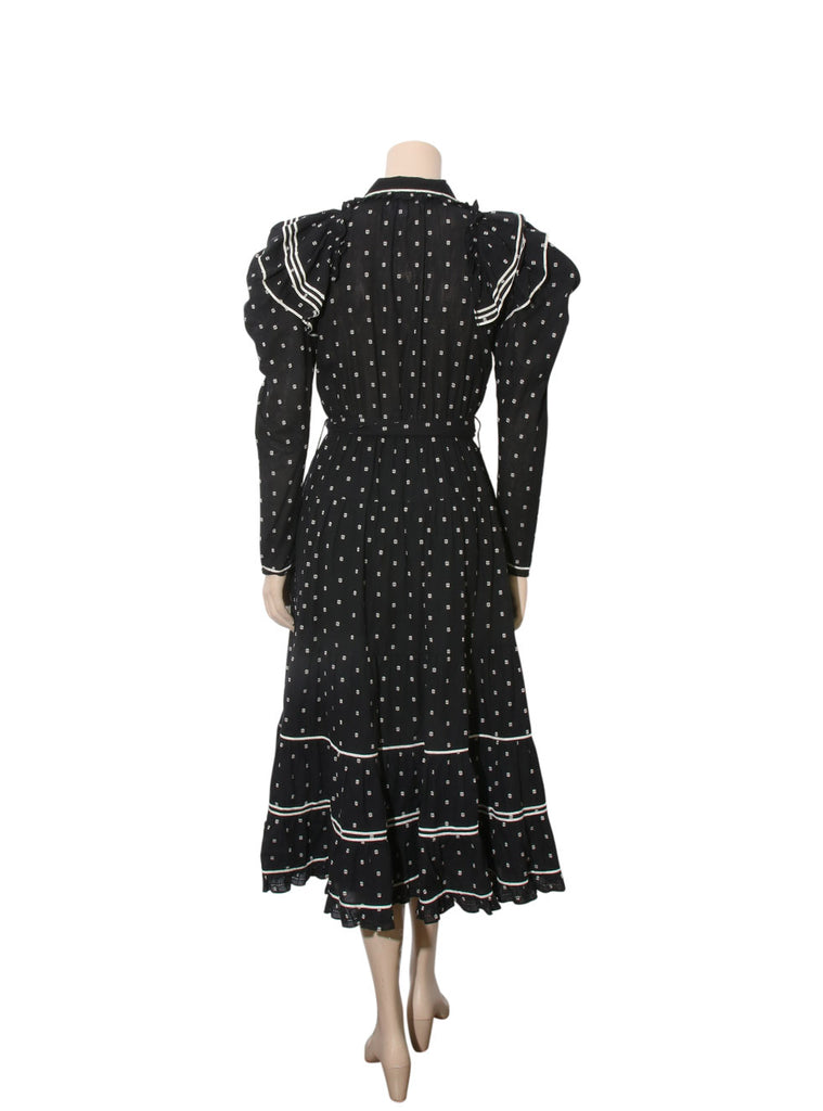 Bunny Embroidered Midi Dress