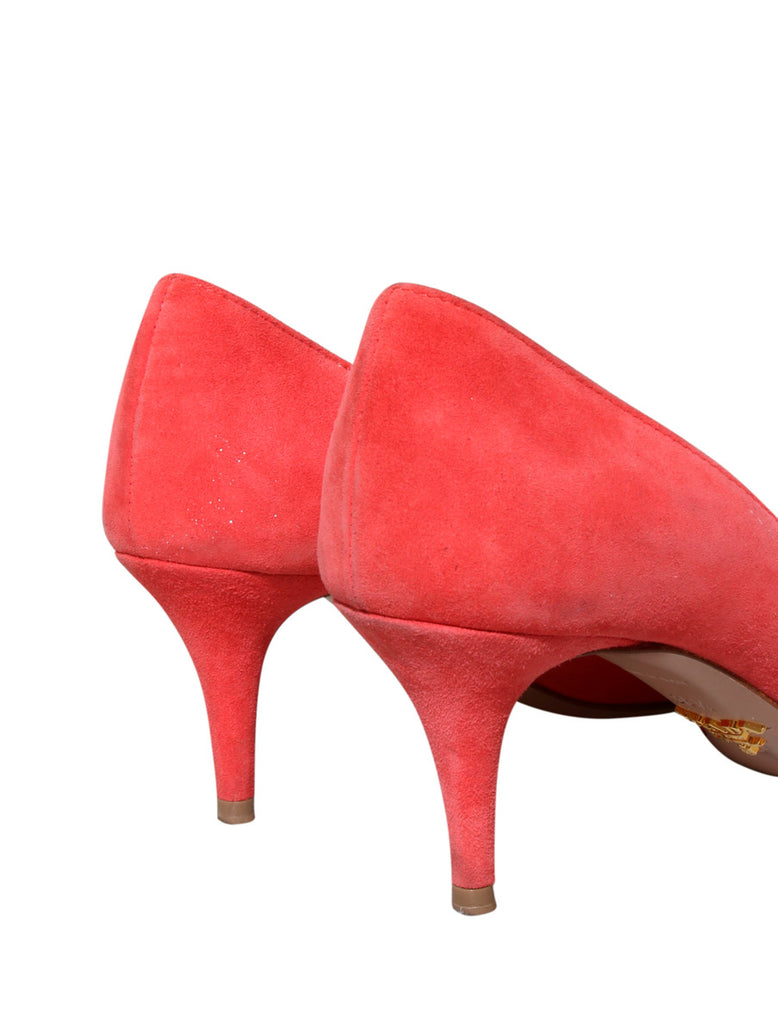 Suede Pumps